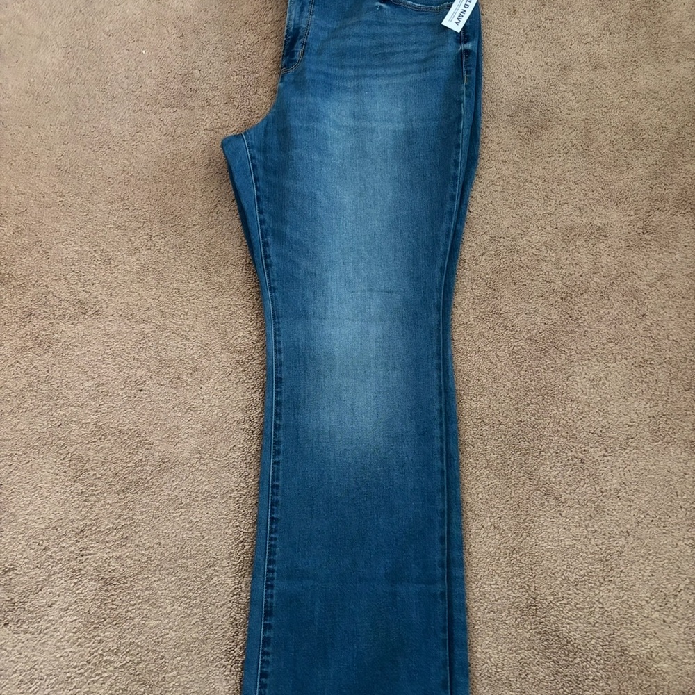 Old Navy Women's Dark Blue Boot Cut Jeans